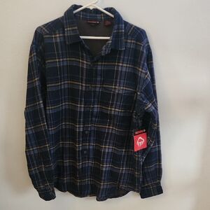 NWT Wolverine Thermal Lined Flannel Sz L